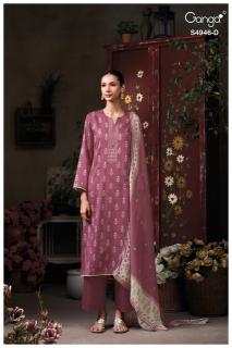 Ganga kairisha 4946 wholesale non catalog dress material manufaturar online